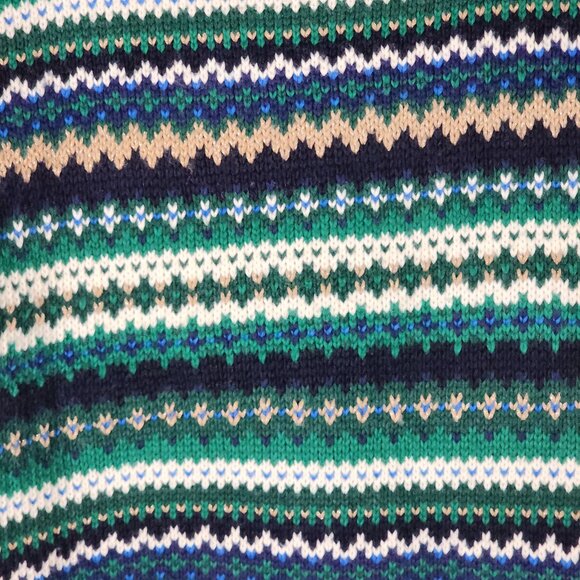 Talbots Chunky Metallic Knit Button Front Mockneck Cardigan - Picture 4 of 6